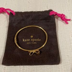 Kate spade bow bangle bracelet